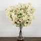 Signature Collection 41” Giant Bougainvillea Artificial Arrangement in Glass Vase-Arrangement-Parc Decor