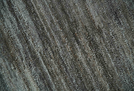 Silver and Charcoal Modern Abstract 5x8 Dari Pet yarn Area Rug