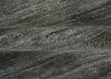 Silver and Charcoal Modern Abstract 5x8 Dari Pet yarn Area Rug