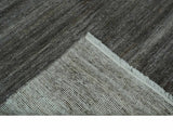 Silver and Charcoal Modern Abstract 5x8 Dari Pet yarn Area Rug