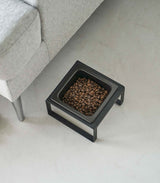 Single Pet Food Bowl - Tall - Steel + Ceramic-Pets-Parc Decor