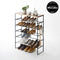Six-Tier Shoe Rack (34" H) - Steel-Shoe Rack-Parc Decor