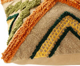 Skibbereen Boho Geometric Lumbar Pillow-Throw Pillows-Parc Decor