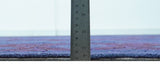 Sky Traditional Design Purple Hand Tufted Overdyed Wool Rug