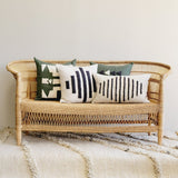 Slatted Diamond Throw Pillow-Pillows-Parc Decor