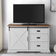 Sliding X Barn Door Buffet Sideboard & TV Stand-Dining / Kitchen-Parc Decor