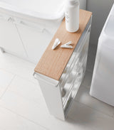 Slim Storage Cart (32" H) - Steel-Rolling Carts-Parc Decor