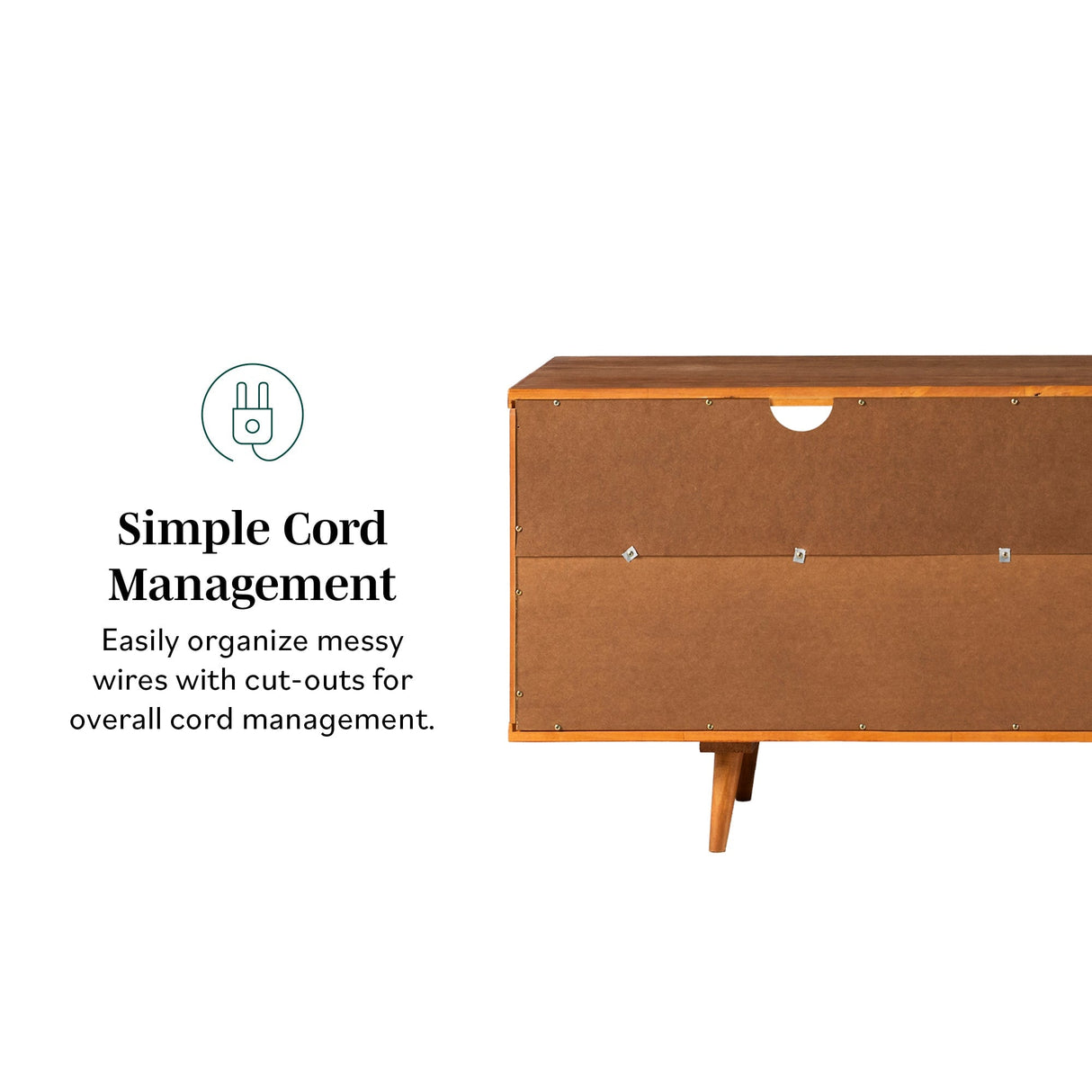 Sloane 3-Drawer Solid Wood TV Console
