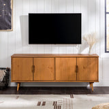 Sloane 60" 4-Door Solid Wood TV Stand-Entertainment-Parc Decor