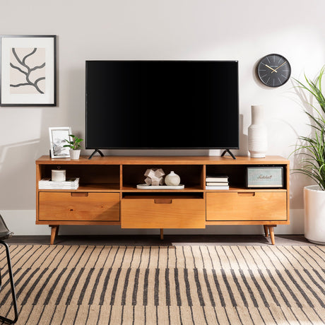 Sloane 70" 3 Drawer Solid Wood TV Stand-Entertainment-Parc Decor