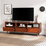 Sloane 70" 3 Drawer Solid Wood TV Stand-Entertainment-Parc Decor