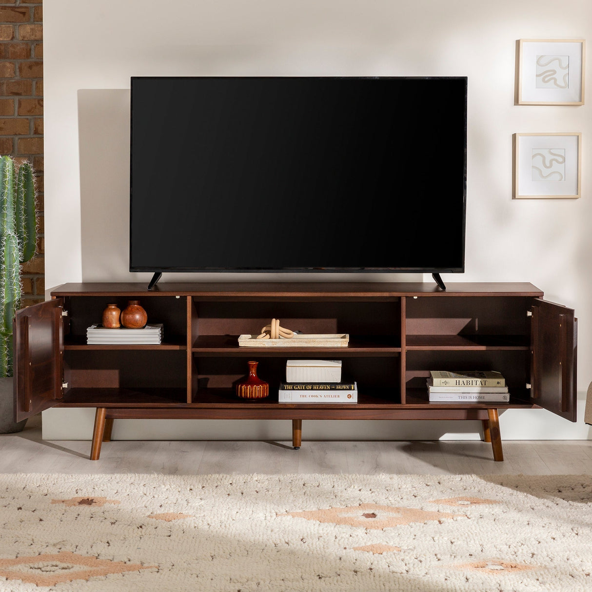 Sloane Adair Solid Wood TV Stand-Entertainment-Parc Decor