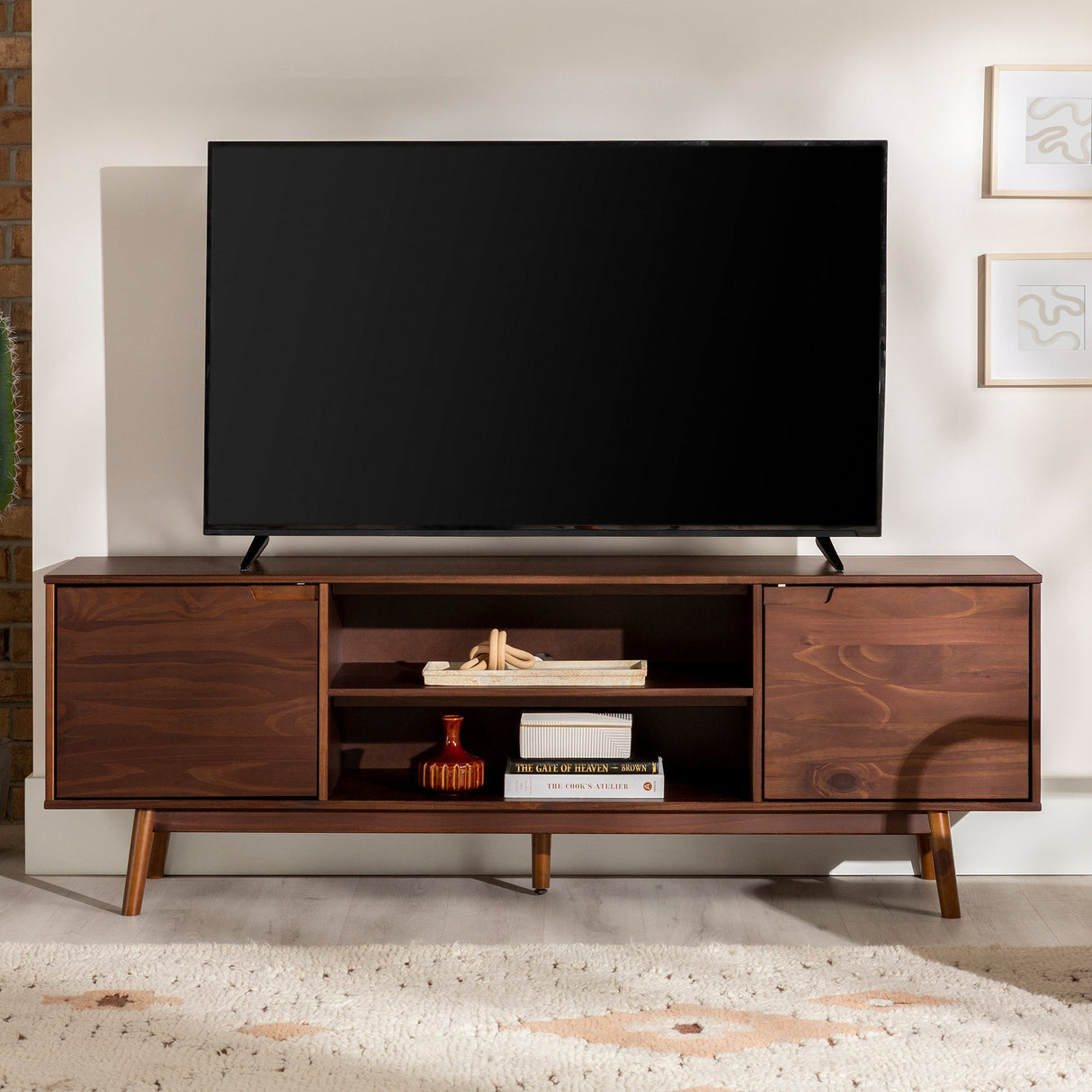 Sloane Adair Solid Wood TV Stand-Entertainment-Parc Decor