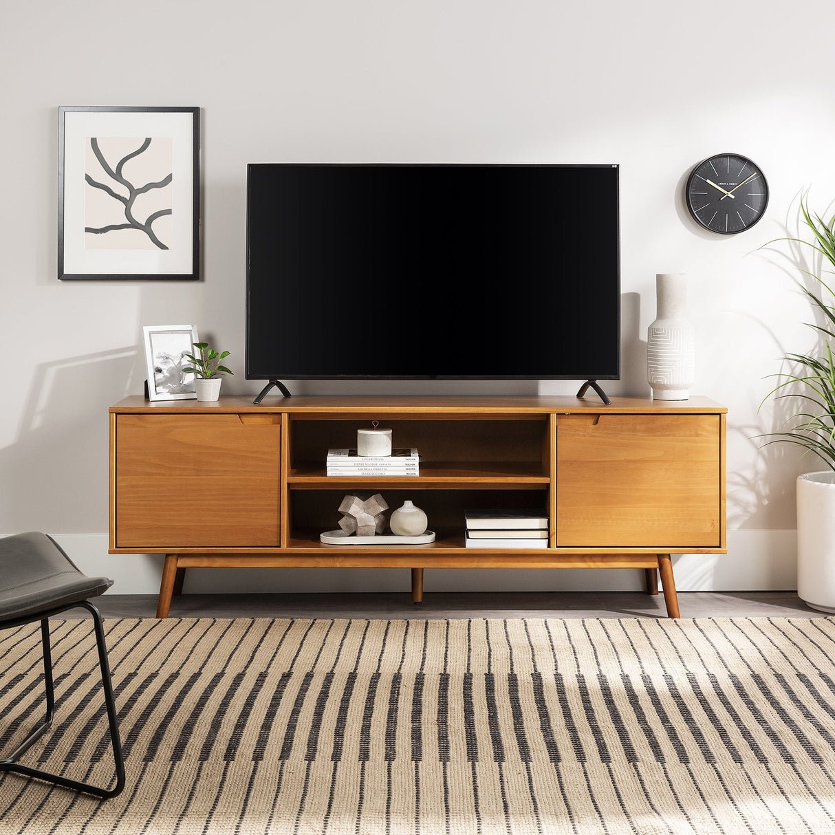 Sloane Adair Solid Wood TV Stand-Entertainment-Parc Decor