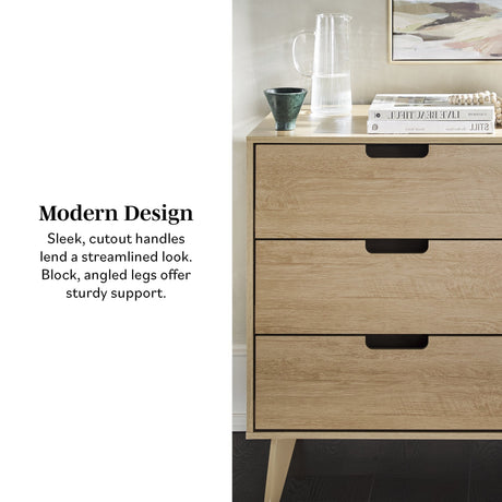 Sloane Hans Mid-Century Modern Angle-Leg Dresser-Bedroom-Parc Decor