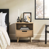 Sloane Hans Mid-Century Modern Angle-Leg Nightstand