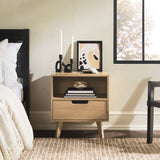 Sloane Hans Mid-Century Modern Angle-Leg Nightstand-Bedroom-Parc Decor