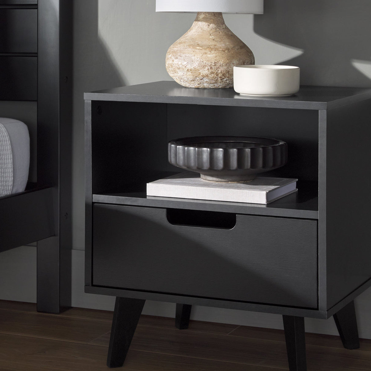 Sloane Hans Mid-Century Modern Angle-Leg Nightstand-Bedroom-Parc Decor