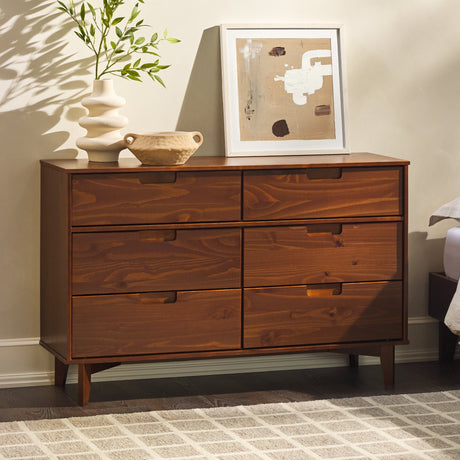 Sloane Mid Century Modern Solid Wood Dresser-Bedroom-Parc Decor