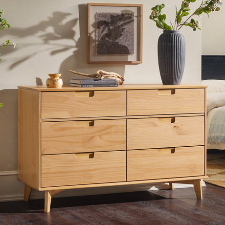 Sloane Mid Century Modern Solid Wood Dresser-Bedroom-Parc Decor