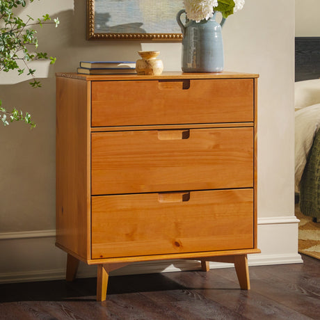 Sloane Mid Century Modern Solid Wood Dresser-Bedroom-Parc Decor
