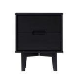 Sloane Mid Century Modern Solid Wood Nightstand-Bedroom-Parc Decor