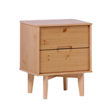 Sloane Mid Century Modern Solid Wood Nightstand-Bedroom-Parc Decor