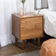 Sloane Mid Century Modern Solid Wood Nightstand-Bedroom-Parc Decor