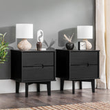Sloane Mid Century Modern Solid Wood Nightstand-Bedroom-Parc Decor