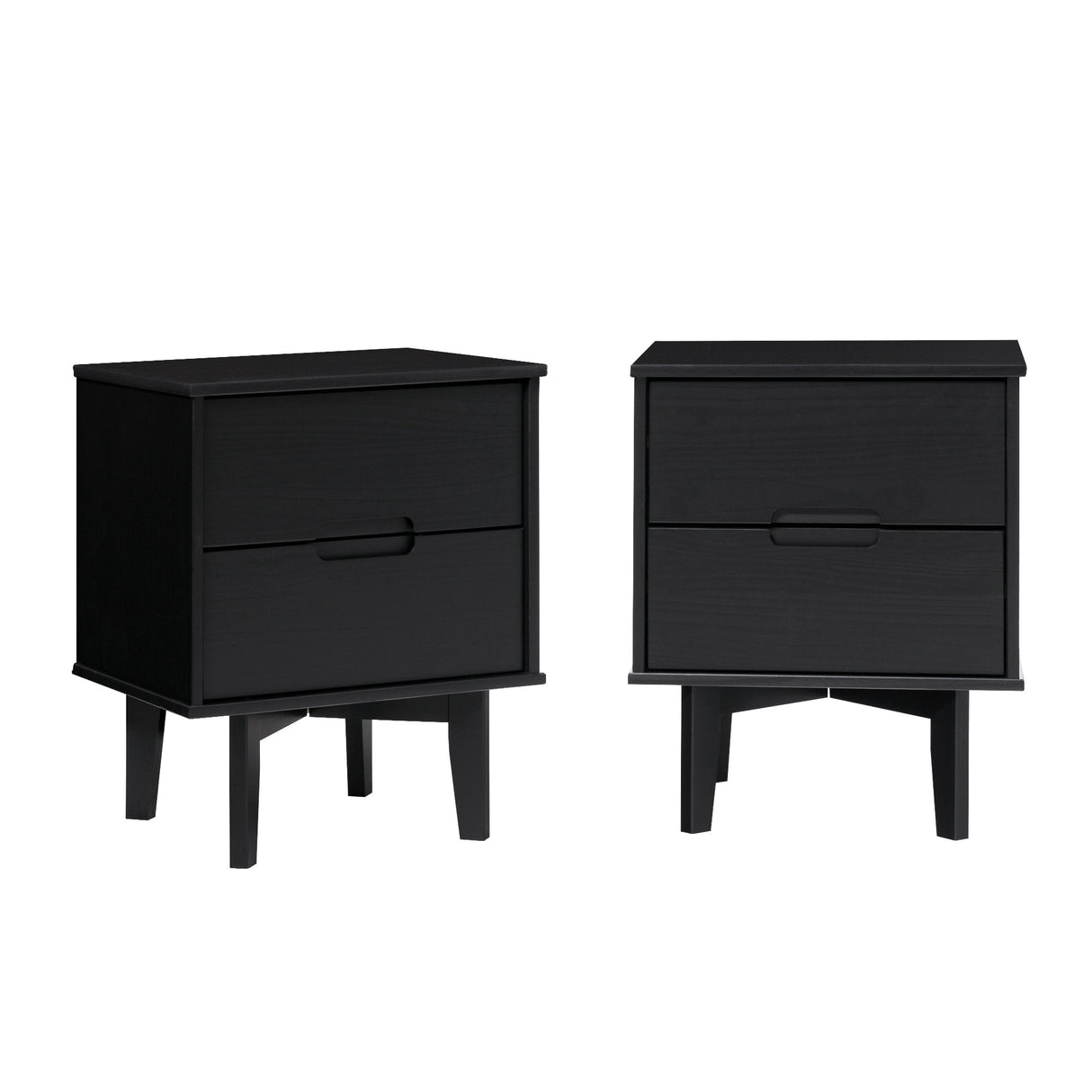 Sloane Mid Century Modern Solid Wood Nightstand-Bedroom-Parc Decor