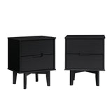Sloane Mid Century Modern Solid Wood Nightstand-Bedroom-Parc Decor