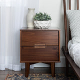 Sloane Mid Century Modern Solid Wood Nightstand-Bedroom-Parc Decor