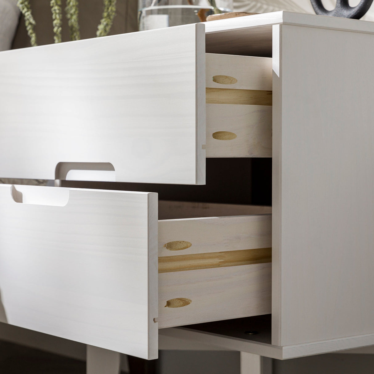 Sloane Mid Century Modern Solid Wood Nightstand-Bedroom-Parc Decor