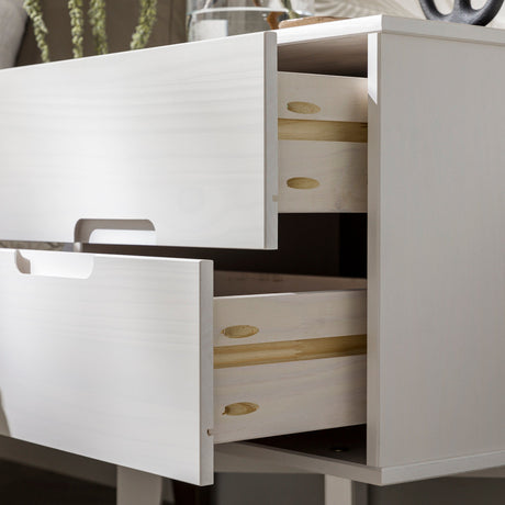 Sloane Mid Century Modern Solid Wood Nightstand-Bedroom-Parc Decor