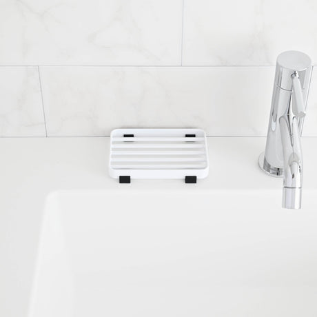 Slotted Soap Tray - Steel