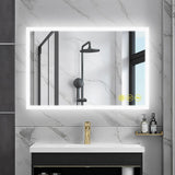 SmartGlow Dimmable LED Frameless Anti-Fog Bathroom Vanity Mirror