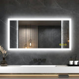 SmartGlow Dimmable LED Frameless Anti-Fog Bathroom Vanity Mirror-镜子-Parc Decor