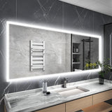 SmartGlow Dimmable LED Frameless Anti-Fog Bathroom Vanity Mirror-镜子-Parc Decor