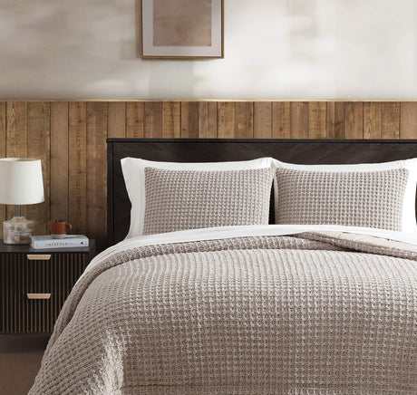 Snug Waffle + Bamboo Viscose Sham Set