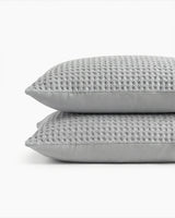 Snug Waffle + Bamboo Viscose Sham Set