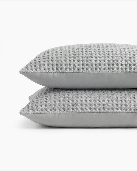 Snug Waffle + Bamboo Viscose Sham Set