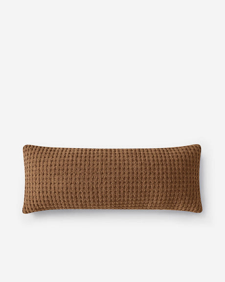 Snug Waffle Lumbar Pillow-Pillows-Parc Decor