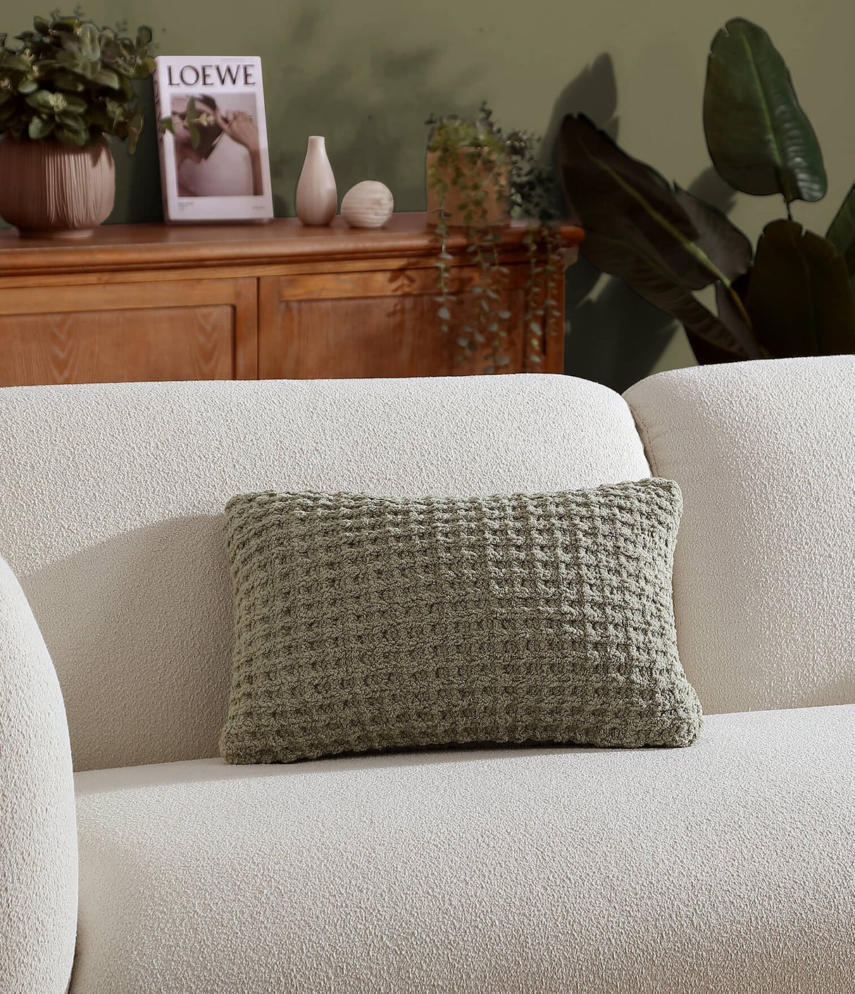 Snug Waffle Mini Pillow-Pillows-Parc Decor