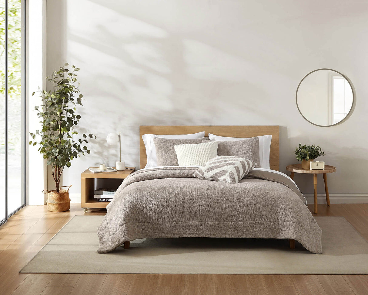 Snug Waffle Throw Pillow-Pillows-Parc Decor