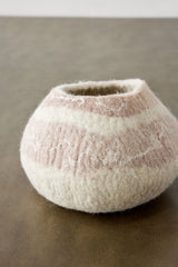 Soft Stone Harmony Ukhamba Wool Bowl-Baskets & Vessels-Parc Decor
