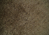 Solid 3x5, 4X6 and 5x7 Hand Woven Shag Brown Soft Viscose Area Rug