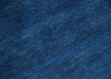 Solid Blue Hand knotted Contemporary 8x10 wool Area Rug