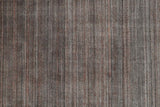 Solid Brown Scandinavian 5x7 Blended Wool Flatwoven Area Rug