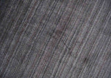 Solid Charcoal Scandinavian 5x7 Blended Wool Flatwoven Area Rug