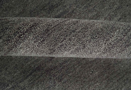 Solid Charcoal Woolen Hand Tufted contemporary area Rug